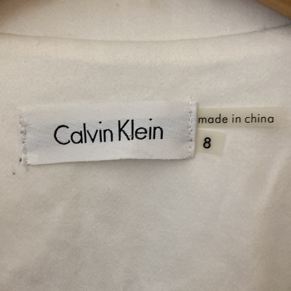 Calvin Klein Double-Breasted Trench Dress size 8 midi - Picture 7 of 14